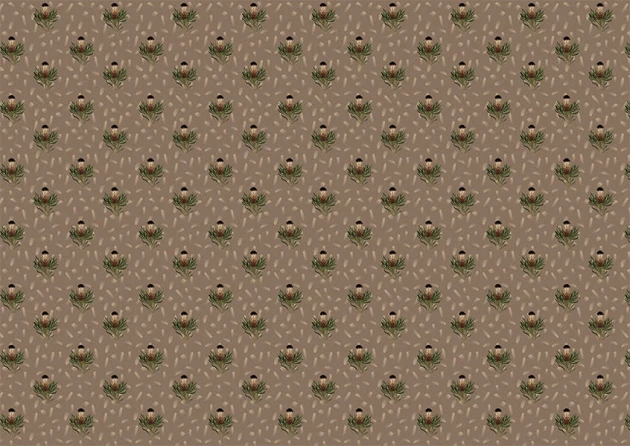 Texturae TXWR16293 Pattern Nature Gradient Flowers II B - mural w roślinny wzór