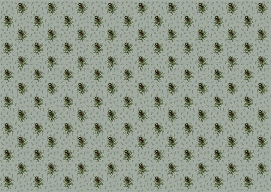 Texturae TXWR16295 Pattern Nature Gradient Flowers III B - mural w roślinny wzór