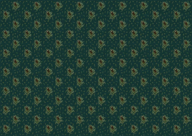 Texturae TXWR16296 Pattern Nature Gradient Flowers III A - mural w roślinny wzór
