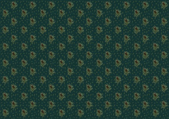 Texturae TXWR16296 Pattern Nature Gradient Flowers III B - mural w roślinny wzór