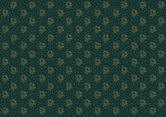 Texturae TXWR16296 Pattern Nature Gradient Flowers III B - mural w roślinny wzór