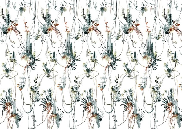 Texturae TXWR16186 Pattern Nature Nester Pattern A - mural w roślinny motyw