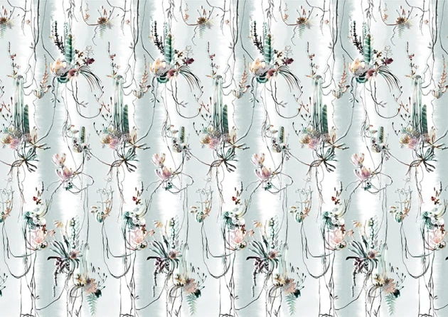 Texturae TXWR16187 Pattern Nature Nester Pattern B - mural w roślinny motyw