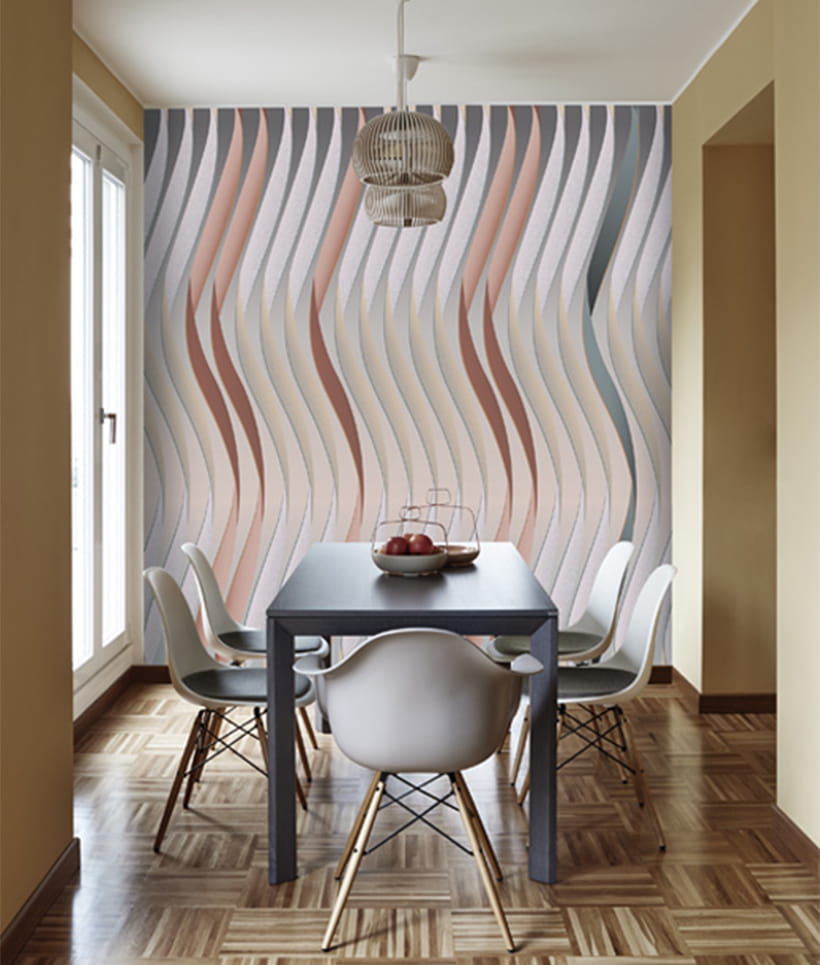 Texturae TXWR18452 Pattern Geometric Spiral B - mural w fale