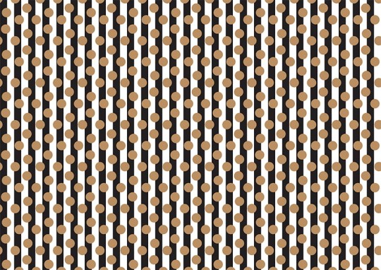 Texturae TXWR16275 Pattern Geometric Doppio Large B - mural w paski i kropki