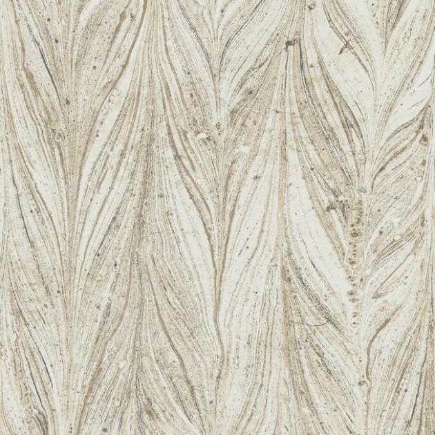 York Y6230801 Antonina Vella Natural Opalescence Ebru Marble Warm Neutral - tapeta w roślinny motyw