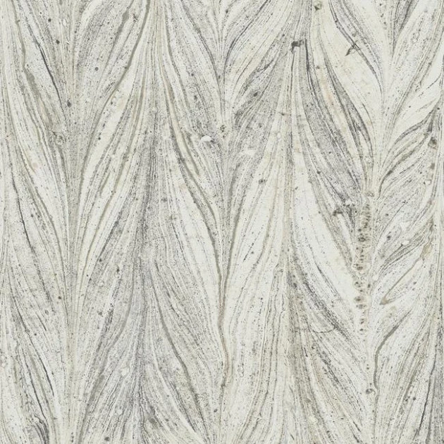 York Y6230802 Antonina Vella Natural Opalescence Ebru Marble Cool Grey - tapeta w roślinny motyw