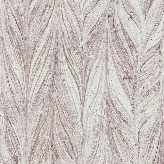 York Y6230804 Antonina Vella Natural Opalescence Ebru Marble Purple - tapeta w roślinny motyw