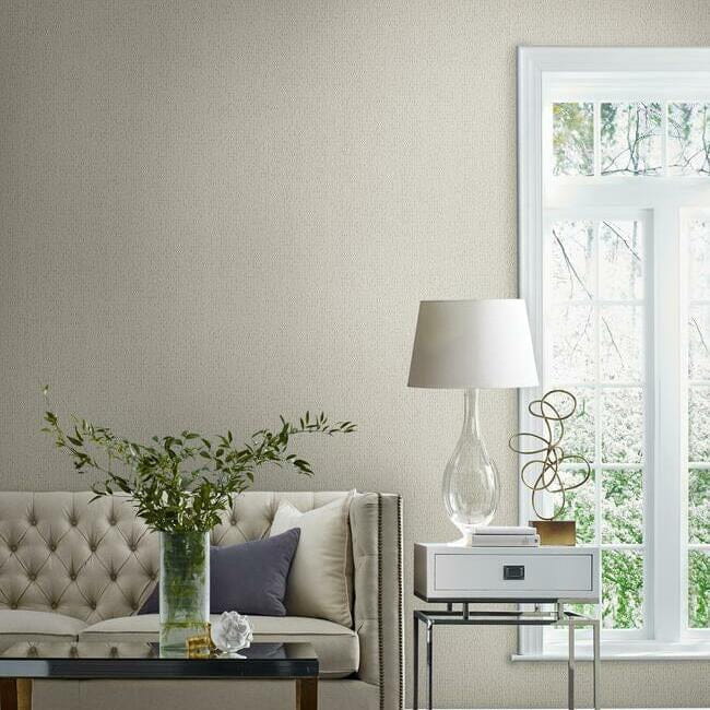 York Y6231101 Antonina Vella Natural Opalescence Stretched Hexagons Cream - tapeta strukturalna