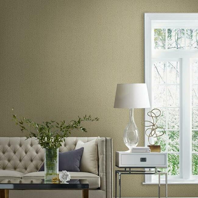 York Y6231102 Antonina Vella Natural Opalescence Stretched Hexagons Sand - tapeta strukturalna