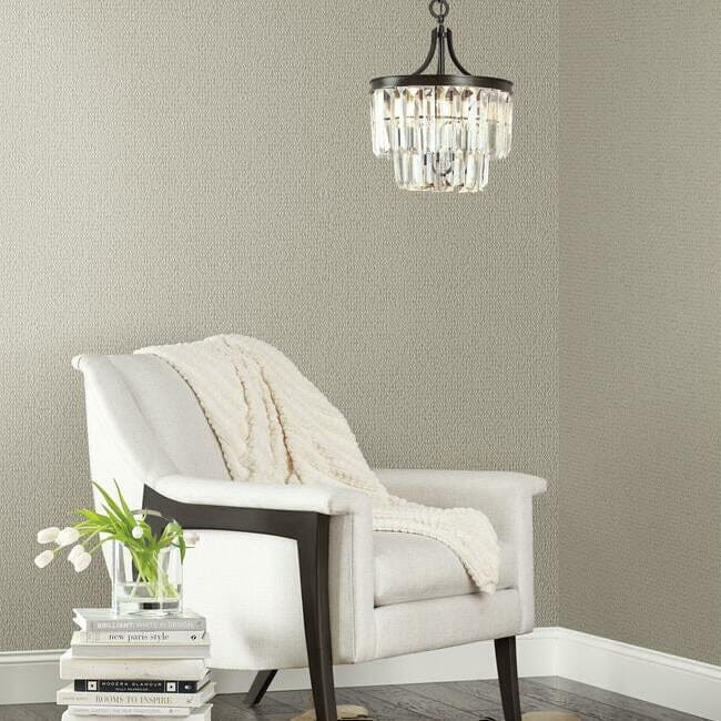 York Y6231103 Antonina Vella Natural Opalescence Stretched Hexagons Light Grey - tapeta strukturalna