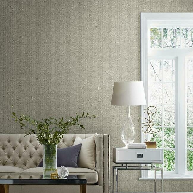 York Y6231103 Antonina Vella Natural Opalescence Stretched Hexagons Light Grey - tapeta strukturalna