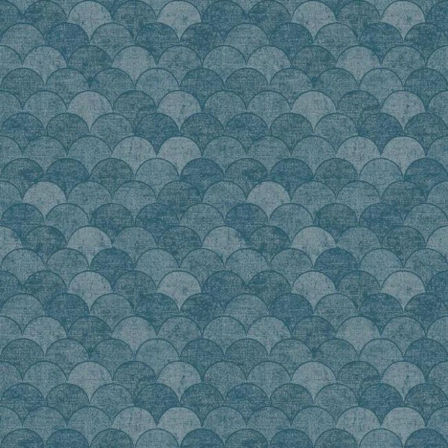 York Y6230205 Antonina Vella Natural Opalescence Mermaid Scales Blue - tapeta geometryczna