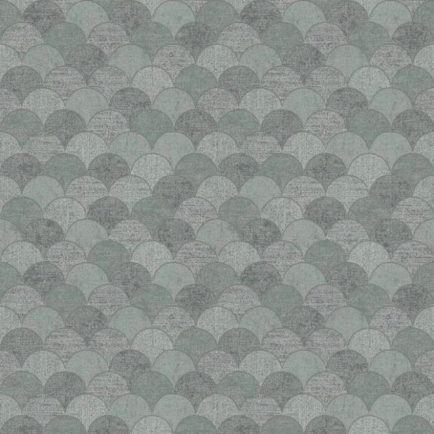 York Y6230203 Antonina Vella Natural Opalescence Mermaid Scales Grey/Silver - tapeta geometryczna