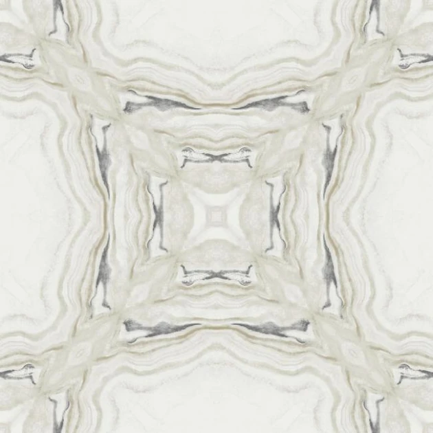 York Y6230601 Antonina Vella Natural Opalescence Stone Kaleidoscope Grey/Black - tapeta imitująca kamienną strukturę