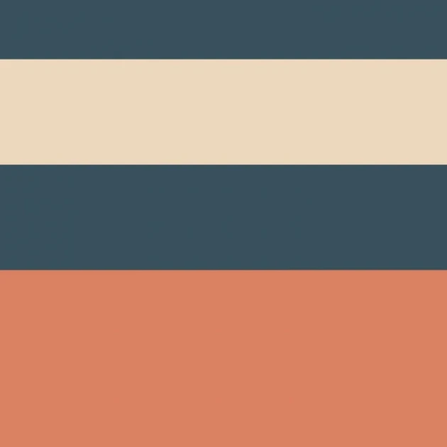 Casadeco 200663333 Color Game Mix Game Terracotta - tapeta w pasy