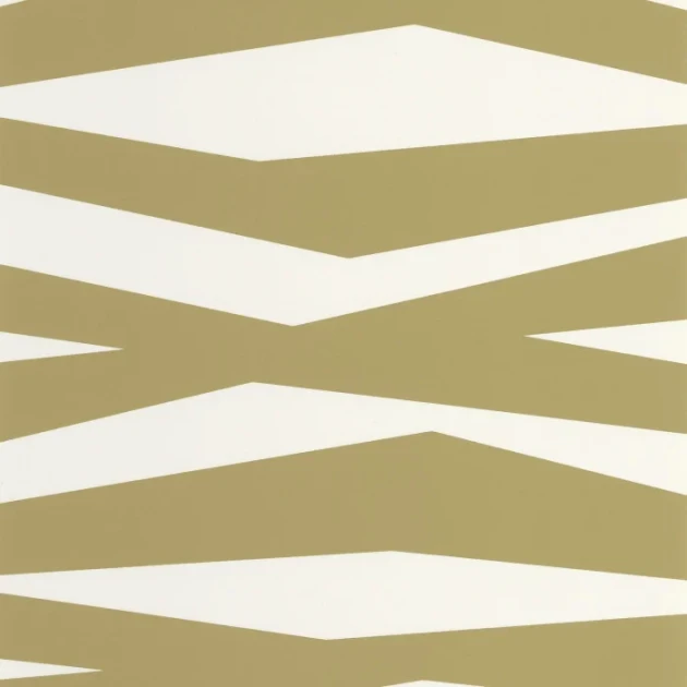Casadeco 200637414 Color Game Zebra Game Olive - tapeta zebra w paski