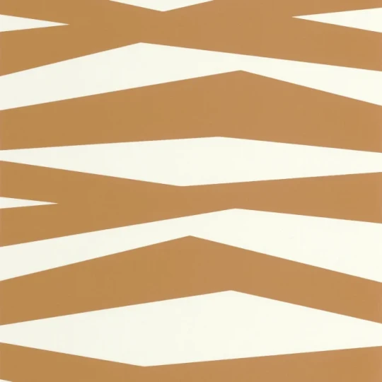 Casadeco 200632772 Color Game Zebra Game Camel - tapeta zebra w paski