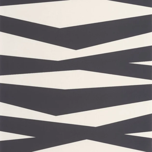 Casadeco 200639595 Color Game Zebra Game Noir - tapeta zebra w paski