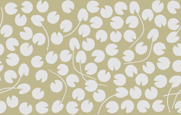 Rebel Walls R20631 Fine Little Day Water Lilies Yellow - mural w lilie wodne