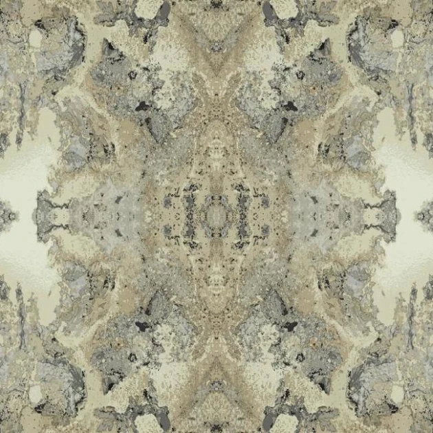 York DN3717 Candice Olson Botanical Dreams Inner Beauty Ivory - tapeta w kalejdoskopowy ornament