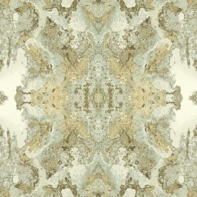 York NA0594 Candice Olson Botanical Dreams Inner Beauty Light Gray - tapeta w kalejdoskopowy ornament