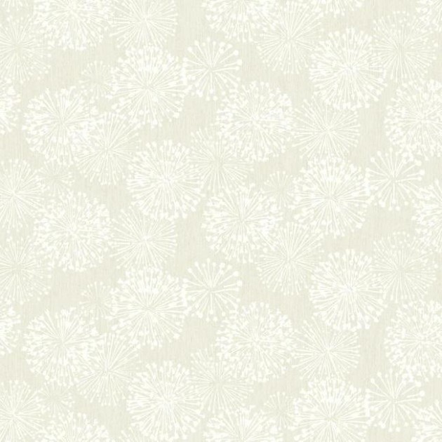 York NA0578 Candice Olson Botanical Dreams Grandeur Cream/White - tapeta roślinna w minimalistyczne dmuchawce