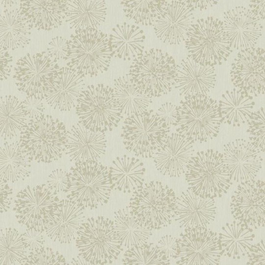York NA0579 Candice Olson Botanical Dreams Grandeur Taupe/Glint - tapeta roślinna w minimalistyczne dmuchawce