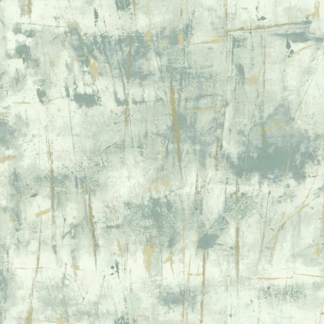 York NA0565 Candice Olson Botanical Dreams Modern Art Blue/Gold - tapeta w abstrakcyjny wzór