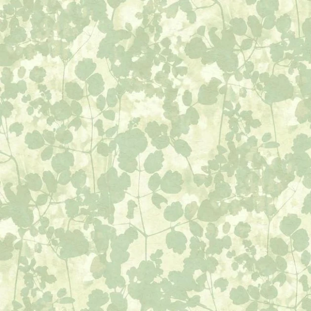 York NA0517 Candice Olson Botanical Dreams Pressed Leaves Soft Green - tapeta w liście