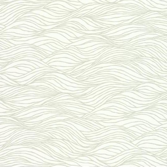 York NA0588 Candice Olson Botanical Dreams Sand Crest Lily/White - tapeta w fale
