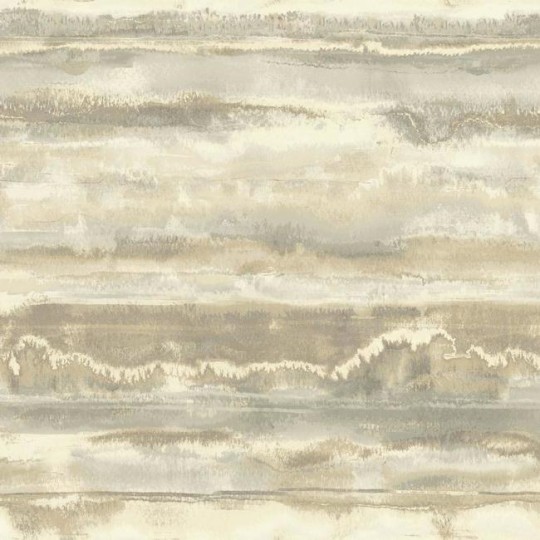 York NA0533 Candice Olson Botanical Dreams High Tide Sand/Grey - tapeta w paski