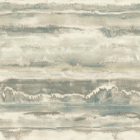 York NA0534 Candice Olson Botanical Dreams High Tide Taupe/Blue - tapeta w paski