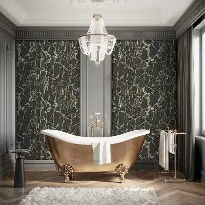 Emiliana Parati 84601 Carrara 3 - tapeta imitująca marmur