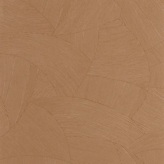Caselio 106062030 Origine Terra Terre Cuite - tapeta w delikatne geometryczne linie imitujące ziemię