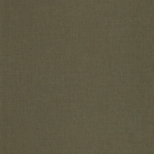 Caselio 100607537 Balade Hygge Uni Vert Olive - tapeta imitująca płótno