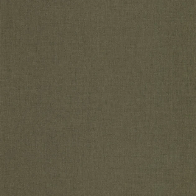 Caselio 100607537 Balade Hygge Uni Vert Olive - tapeta imitująca płótno