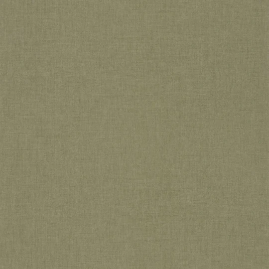 Caselio 100607405 Balade Hygge Uni Vert Kaki - tapeta imitująca płótno