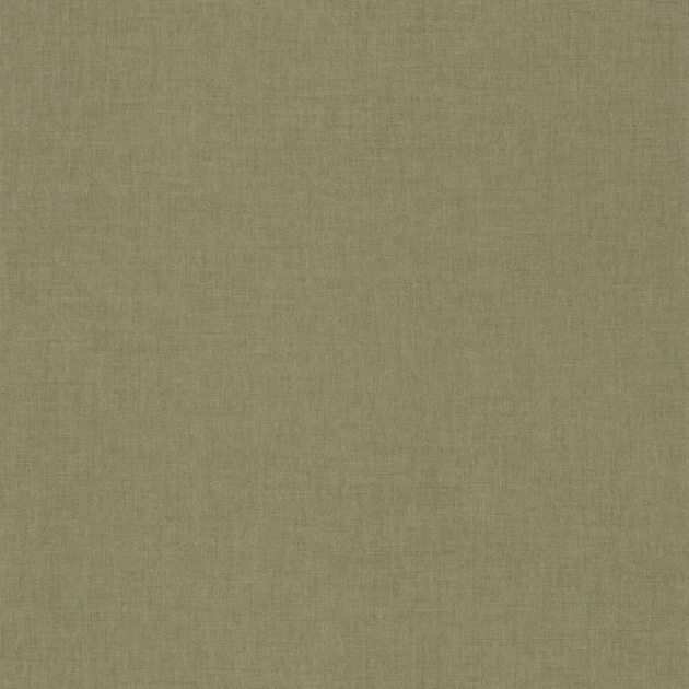 Caselio 100607405 Balade Hygge Uni Vert Kaki - tapeta imitująca płótno