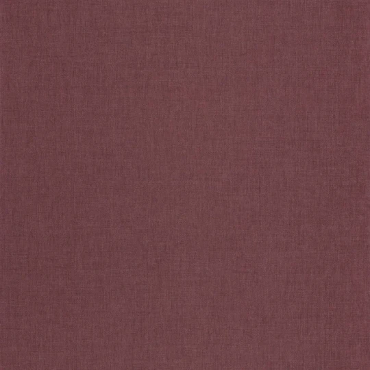 Caselio 100608000 Balade Hygge Uni Bordeaux - tapeta imitująca płótno
