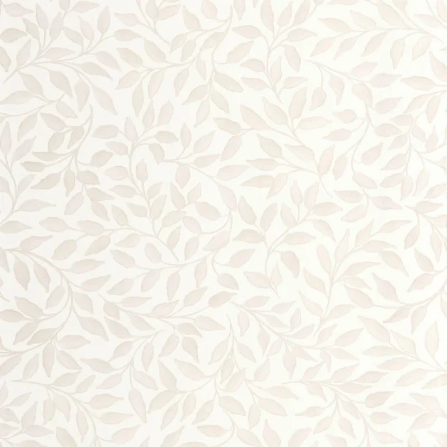 Caselio 106110000 Balade Printemps Blanc Nacre - tapeta w liście