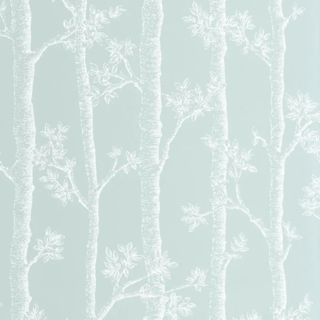 Caselio 106126060 Balade Automne Bleu Doux - tapeta jesienne drzewa