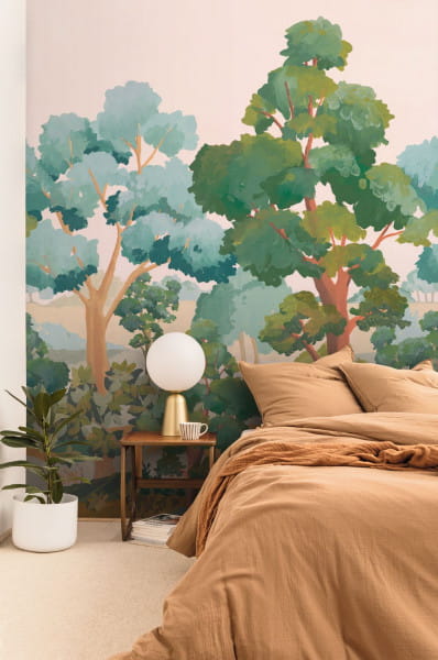 Caselio 106157704 Balade L’ete Indien Vert - mural las