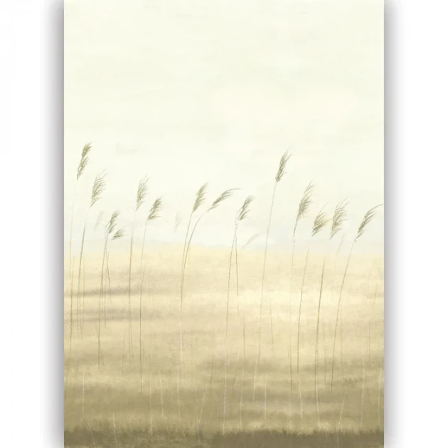 Casadeco 200082705 Sentier Des Dunes Jonc Des Dunes Ble - mural z krajobrazem nadmorskiej łąki