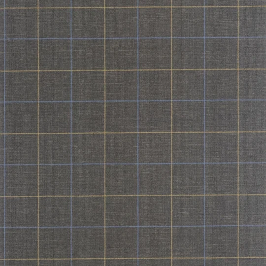 Casadeco 200519987 Carnaby Street Liam Noir Fusain - tapeta w kratkę