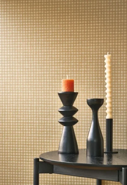 Casadeco 200557197 Carnaby Street Jude Lin - tapeta w drobną kratkę