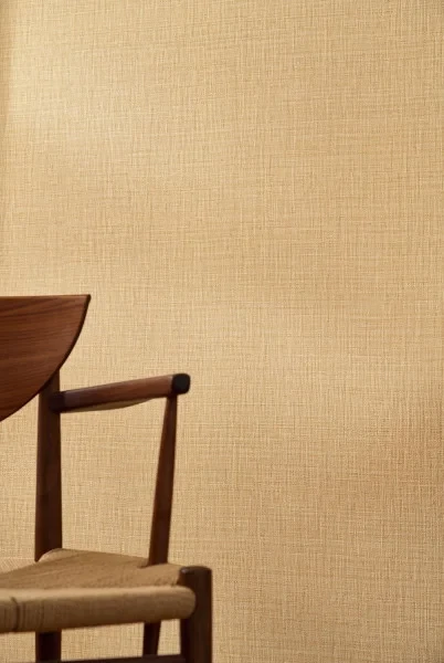 Casamance 76702854 Palmadora Sierra Terracotta - tapeta imitująca tkaną rafię