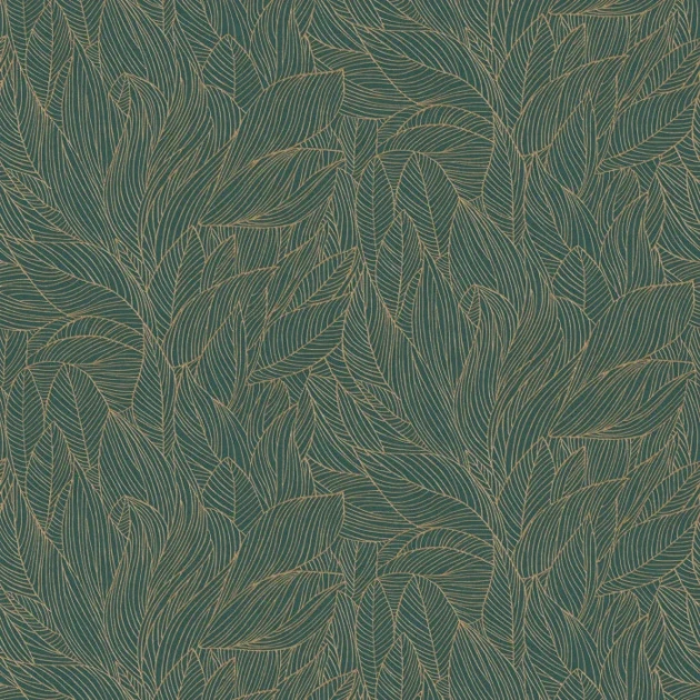 Casamance 76602650 Jardin Felicia Hosta Jaspe - tapeta w liście
