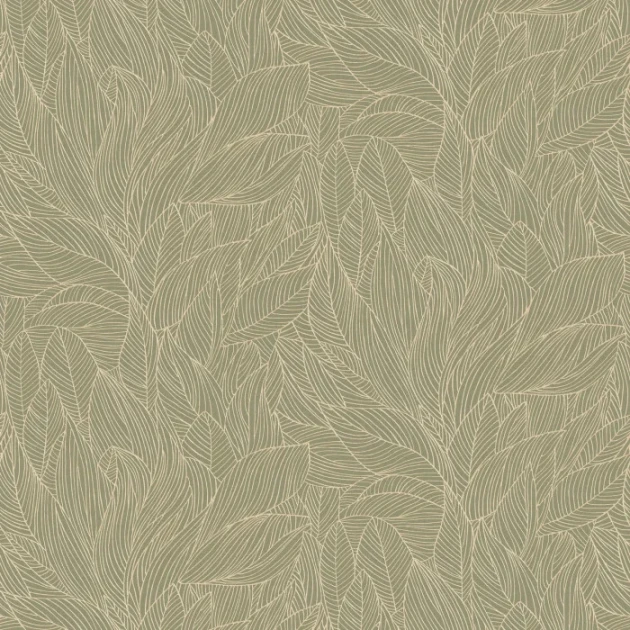 Casamance 76602548 Jardin Felicia Hosta Sauge - tapeta w liście