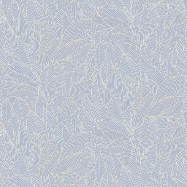 Casamance 76602956 Jardin Felicia Hosta Lilas - tapeta w liście
